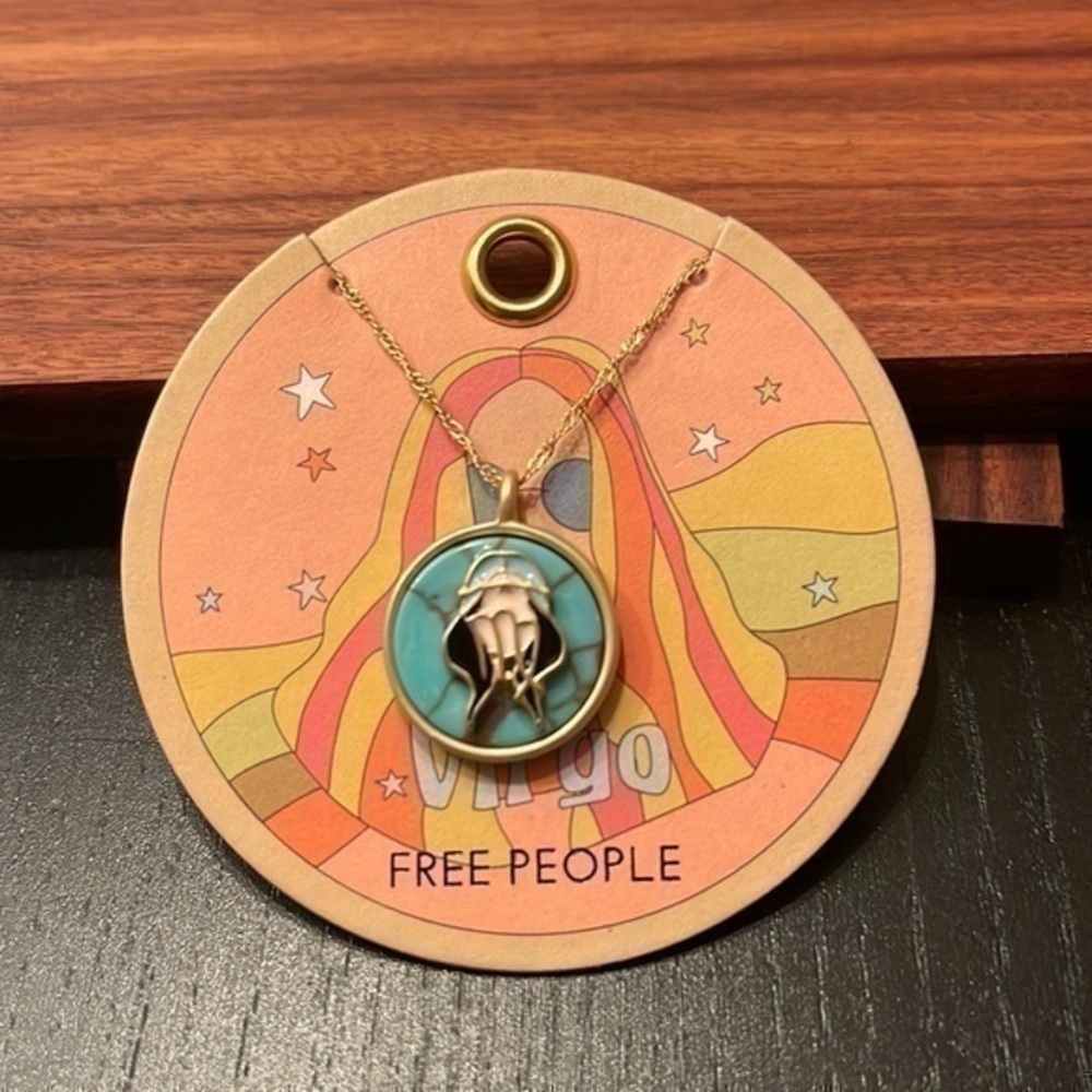 Free People Zodiac Virgo Necklace. NWT
